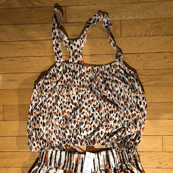 Brand New Daily Practice by Anthropologie 2-Piece Smocked Lounge Set - Picture 6 of 13